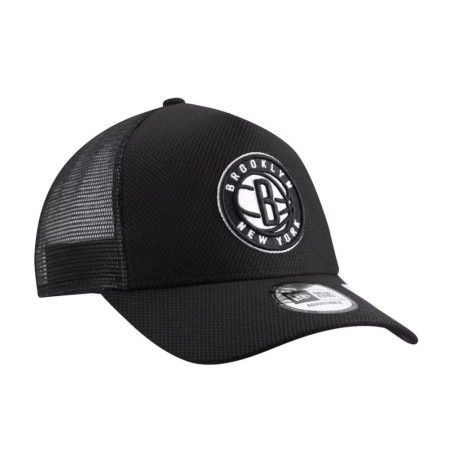 Brooklyn Nets New Era NBA Black Base Trucker Cap