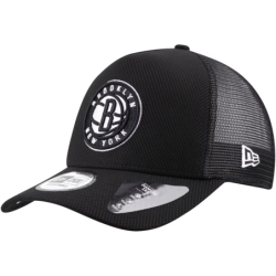 Brooklyn Nets New Era NBA Black Base Trucker Cap