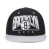 Men's Mitchell & Ness Black Brooklyn Nets City Arch Snapback Hat