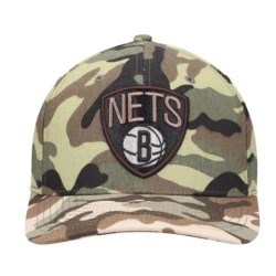 Men's Mitchell & Ness Camo Brooklyn Nets Woodland Desert Snapback Hat