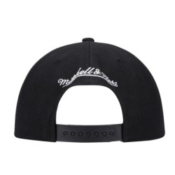 Men's Mitchell & Ness Black Brooklyn Nets Hype Type Snapback Hat