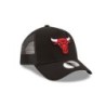 Chicago Bulls New Era NBA Black Base Trucker Cap