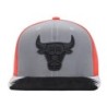 Men's Mitchell & Ness Gray/Red Chicago Bulls Day 5 Snapback Hat