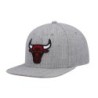 Men's Mitchell & Ness Heathered Gray Chicago Bulls 2.0 Snapback Hat