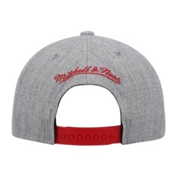 Men's Mitchell & Ness Heathered Gray Chicago Bulls 2.0 Snapback Hat