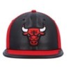 Men's Mitchell & Ness Black/Red Chicago Bulls Day One Snapback Hat