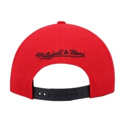 Men's Mitchell & Ness Black/Red Chicago Bulls Day One Snapback Hat