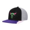 Men's Mitchell & Ness Black/Pink Chicago Bulls Day 5 Snapback Hat