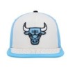 Men's Mitchell & Ness White/Light Blue Chicago Bulls Day One Snapback Hat