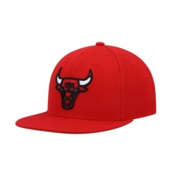 Men's Mitchell & Ness Red Chicago Bulls Ground 2.0 Snapback Hat