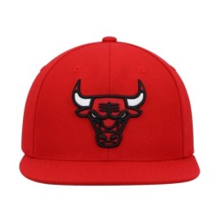 Men's Mitchell & Ness Red Chicago Bulls Ground 2.0 Snapback Hat