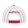 Men's Mitchell & Ness White Chicago Bulls Hardwood Classics Pinstripe Snapback Hat