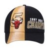 Men's Mitchell & Ness Black Chicago Bulls Hardwood Classics 1997 NBA Champions Stretch Snapback Hat