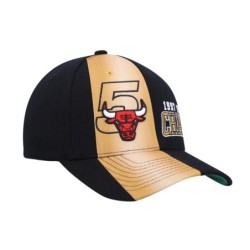 Men's Mitchell & Ness Black Chicago Bulls Hardwood Classics 1997 NBA Champions Stretch Snapback Hat