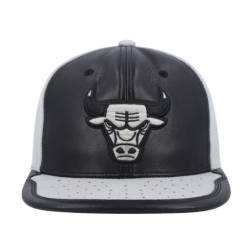 Men's Mitchell & Ness Black/Gray Chicago Bulls Day One Snapback Hat