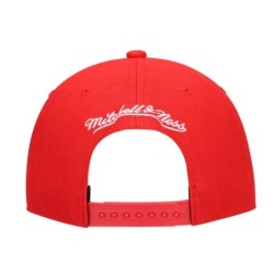 Men's Mitchell & Ness Red Chicago Bulls Hardwood Classics Swingman Pop Snapback Hat