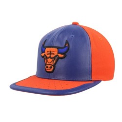 Men's Mitchell & Ness Royal/Orange Chicago Bulls Day One Snapback Hat