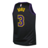 Los Angeles Lakers Nike City Edition Swingman Jersey 23 - Black - Anthony Davis - Youth