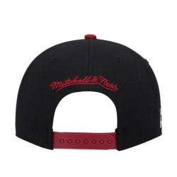 Men's Mitchell & Ness Black/Wine Cleveland Cavaliers Hardwood Classics Snapback Hat