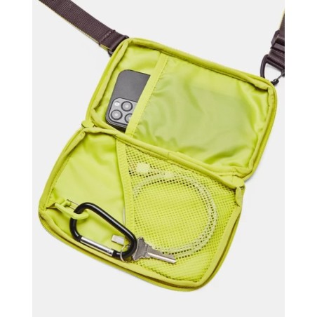 Unisex UA Loudon lime yellow small crossbody bag