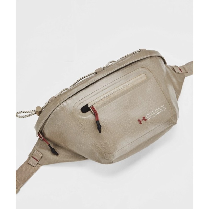 Unisex UA Summit Timberwolves Belt Bag in Taupe