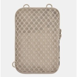 UA Loudon small taupe printed crossbody bag