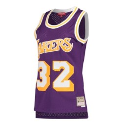 Magic Johnson Gold Los Angeles Lakers 1984-85 Hardwood Classics Swingman Jersey