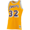 Magic Johnson Gold Los Angeles Lakers Big & Tall Hardwood Classics Jersey