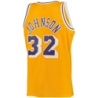 Magic Johnson Gold Los Angeles Lakers Big & Tall Hardwood Classics Jersey