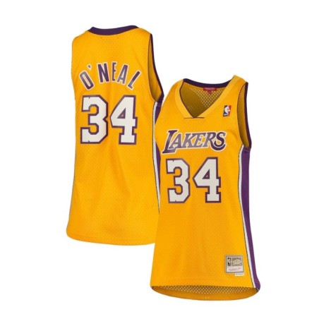 Gold Los Angeles Lakers 1999-00 Hardwood Classics Swingman Jersey