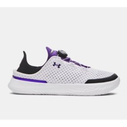 Unisex UA SlipSpeed™ White and Purple Training Shoes