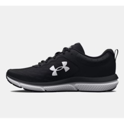 Women's UA Charged Assert 10 Black and White Running Shoes