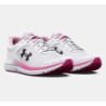 Women's UA Charged Assert 10 Running Shoes in White and Pink