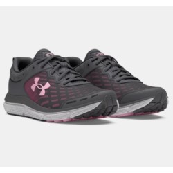 UA Charged Assert 10 Women's Gray Pink Running Shoes