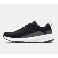 Men's UA Charged Edge Black and White Training Shoe