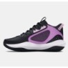 Elementary School UA Lockdown 6 Purple Basketball Shoes