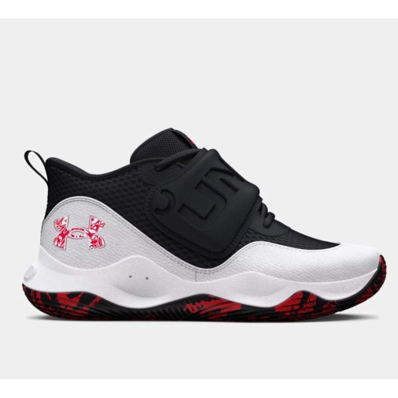 Elementary school UA Zone BB 2 red basketball shoes