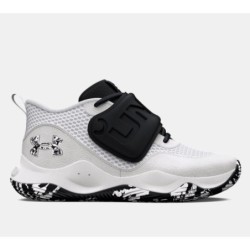 Elementary school UA Zone BB 2 white basketball shoes