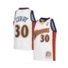 White Golden State Warriors 2009-10 Hardwood Classics Curry Swingman Jersey