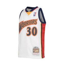 White Golden State Warriors 2009-10 Hardwood Classics Curry Swingman Jersey