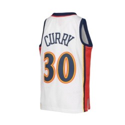 White Golden State Warriors 2009-10 Hardwood Classics Curry Swingman Jersey