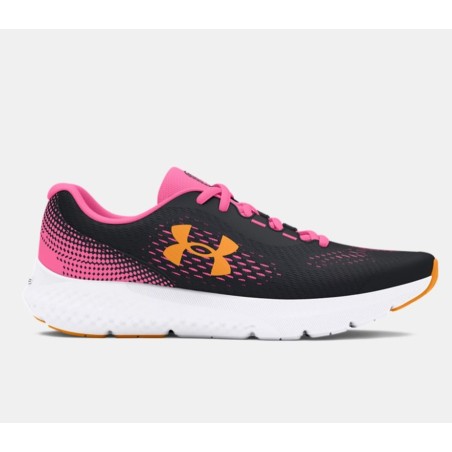 Girls Elementary School UA Rogue 4 Pink Running Shoes