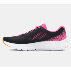 Girls Elementary School UA Rogue 4 Pink Running Shoes