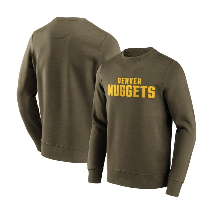 Denver Nuggets NBA Fashion Colour Wordmark Crew Sweatshirt - Big & Tall