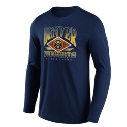 Denver Nuggets Fanatics Branded Power Phase Graphic Long Sleeve T-Shirt