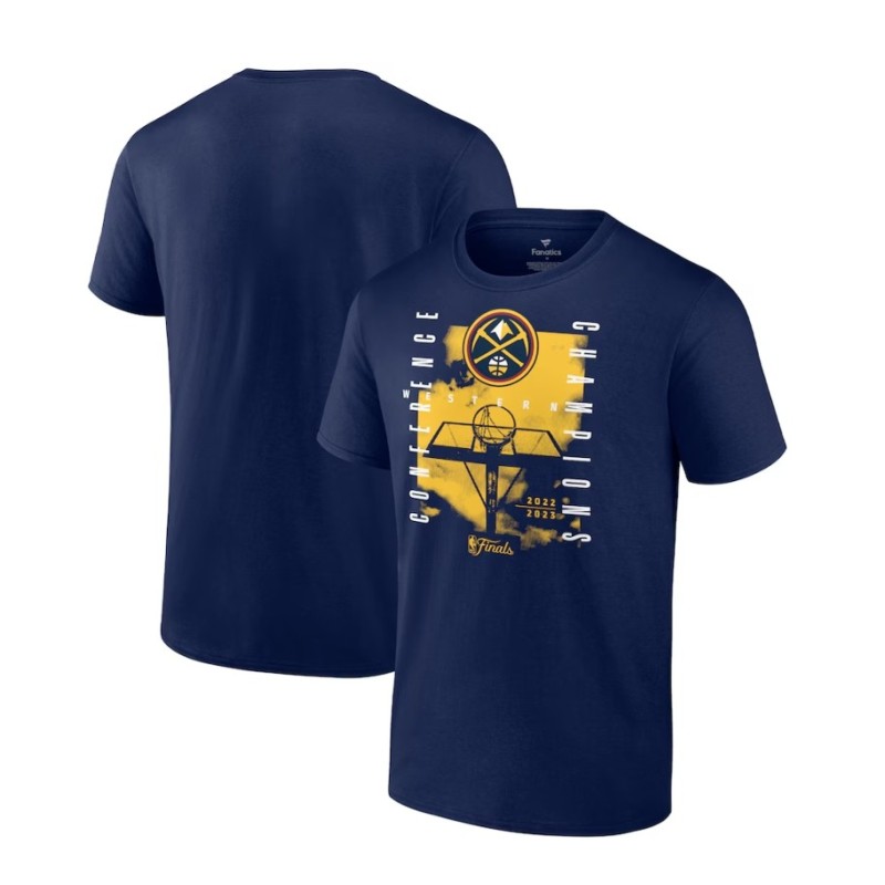 Denver Nuggets Conference Champions Free Throw Graphic T-Shirt