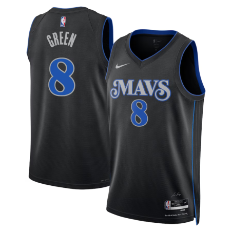 Dallas Mavericks Nike City Edition Swingman Jersey 23 - Black - Josh Green