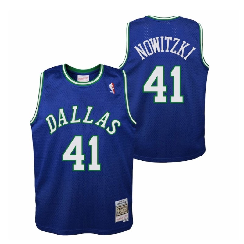 Dallas Mavericks Dirk Nowitzki 1998 Hardwood Classics Road Swingman Jersey