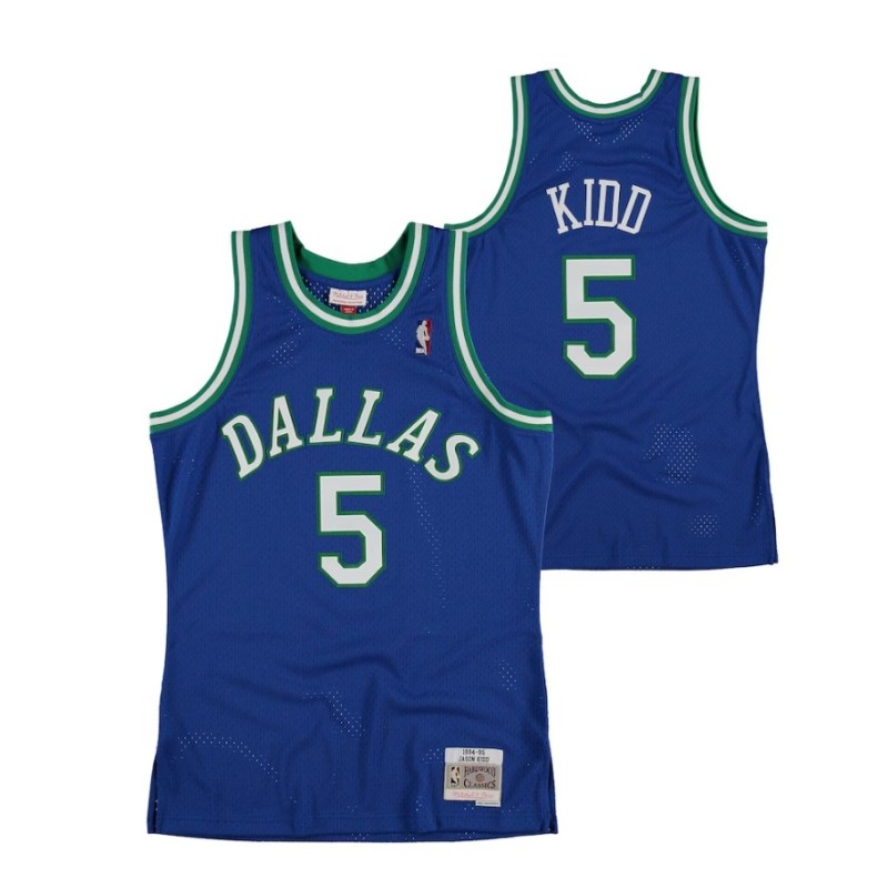 Dallas Mavericks Jason Kidd 1997 Hardwood Classics Road Swingman Jersey