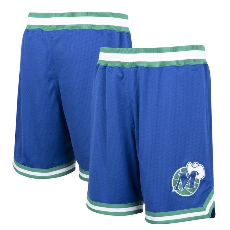 Men's Mitchell & Ness Blue Dallas Mavericks 1998/99 Hardwood Classic Shorts